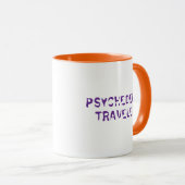 Psychedelische Reizigerskoffie Mok (Voorkant rechts)