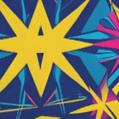 Psychedelische Retro Caleidoscoop Peel en Stick Behang (Zoom)