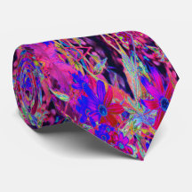 Psychedelische Retro scharlakenrode en magenta wil