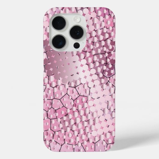 Psychedelische Roze met een Splatter van Roze Stip Case-Mate iPhone Case (Achterkant)