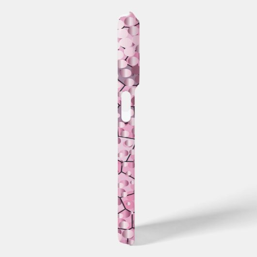 Psychedelische Roze met een Splatter van Roze Stip Case-Mate iPhone Case (Achterkant / Rechts)