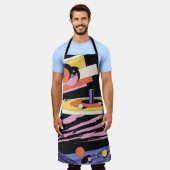 Psychedelische ruimte: jaren '70 Geometrische vorm Schort (Gedragen)