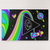 Psychedelische ruimtes uit legpuzzel (Horizontaal)