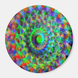 Psychedelische ruimteschip..... magneet