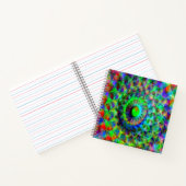 Psychedelische ruimteschip.... notitieboek (Binnen)