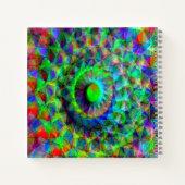 Psychedelische ruimteschip.... notitieboek (Achterkant)