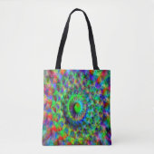 Psychedelische ruimteschip.... tote bag (Voorkant)