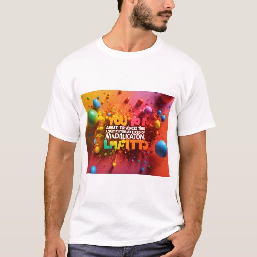"Psychedelische RX: overschrijding van medicatie" T-shirt (Voorkant)