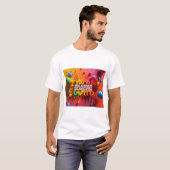 "Psychedelische RX: overschrijding van medicatie" T-shirt (Voorkant volledig)