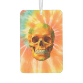 psychedelische schedel Stropdas-kleurstof luchtver Luchtverfrisser (Achterkant)