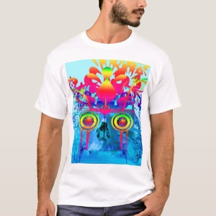 Psychedelische Schedel T-shirt