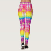 Psychedelische schedellegging leggings (Achterkant)