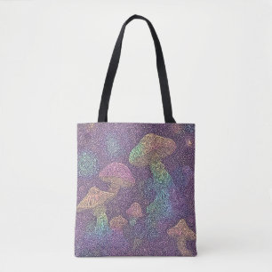 Psychedelische schimmels Galaxy - Canvas tas