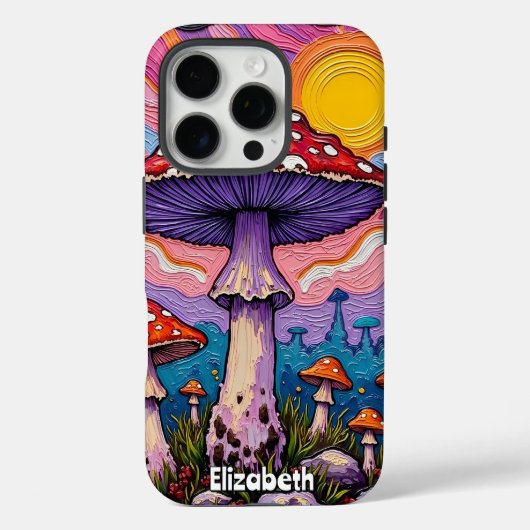 psychedelische schimmeltuin Case-Mate iPhone case (Achterkant)