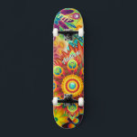 Psychedelische Skateboarddeck Persoonlijk Skateboard<br><div class="desc">Psychedelische Skateboarddeck.Maak het je eigen door je tekst toe te voegen. Om toegang te krijgen tot geavanceerde bewerkingstools, ga je naar "Personaliseer deze sjabloon" en klik je op "Details", scroll naar beneden en klik op de "klik om verder aan te passen" link.</div>
