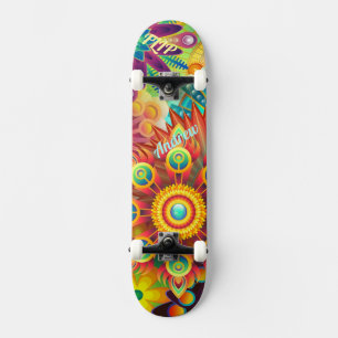 Psychedelische Skateboarddeck Persoonlijk Skateboard