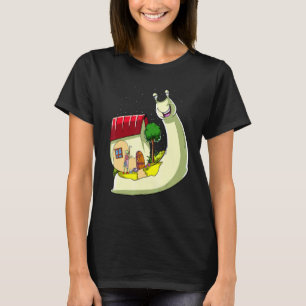 Psychedelische slak geïnspireerd door trippy slg-g t-shirt