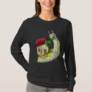 Psychedelische slak geïnspireerd door trippy slg-g t-shirt