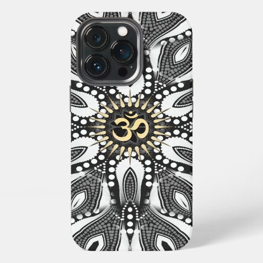 Psychedelische Slang Aum OM iPhone Hoesje (Achterkant)