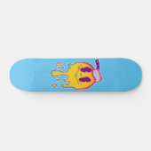 psychedelische smiley persoonlijk skateboard (Horizontaal)