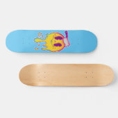 psychedelische smiley persoonlijk skateboard (Horizontaal)