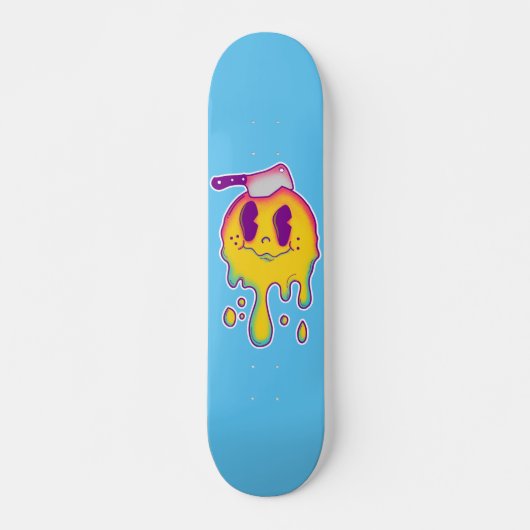 psychedelische smiley persoonlijk skateboard (Voorkant)