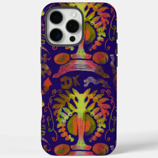 Psychedelische spiegelsymmetrie Abstracte kunst iPhone 16 Pro Max Hoesje
