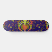 Psychedelische spiegelsymmetrie Abstracte kunst Persoonlijk Skateboard (Horizontaal)