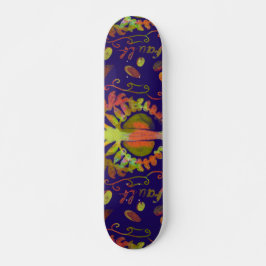 Psychedelische spiegelsymmetrie Abstracte kunst Persoonlijk Skateboard