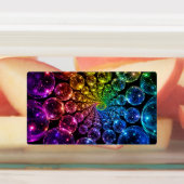 psychedelische spiraal fibonacci-spiraal labels (Aangebracht)