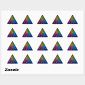 Psychedelische spiraal sticker (Vel)