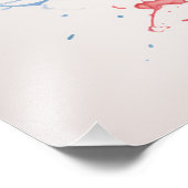 Psychedelische Splashing Guitars Foto Art #15 Afdruk (Hoek)