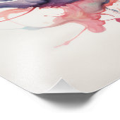 Psychedelische Splashing Guitars Foto Art #1 Foto Afdruk (Hoek)