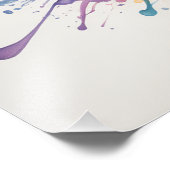 Psychedelische Splashing Guitars Foto Art #3 Afdruk (Hoek)