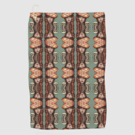 psychedelische sport paddestoel liefhebbers   golfhanddoek