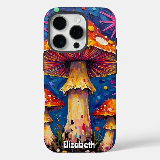 Psychedelische Starburst Garden Case-Mate iPhone Case (Achterkant)