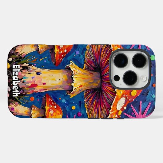 Psychedelische Starburst Garden Case-Mate iPhone Case (Achterkant (horizontaal))