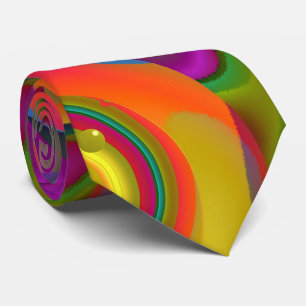 Psychedelische Stempel Stropdas