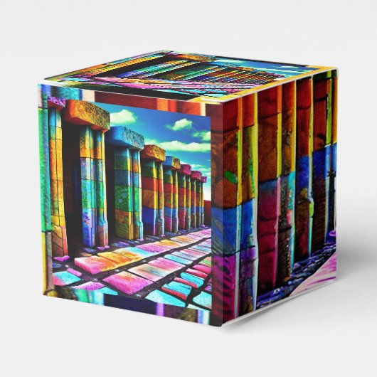 Psychedelische stenen bedankdoosjes (Voorkant Zijde)