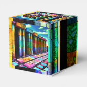 Psychedelische stenen bedankdoosjes (Achterkant)