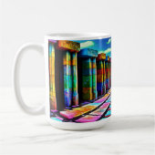 Psychedelische stenen koffiemok (Links)