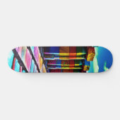 Psychedelische stenen persoonlijk skateboard (Horizontaal)