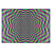 Psychedelische sterren in sterren snijplank (Voorkant)
