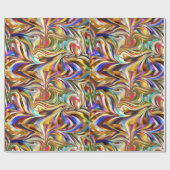 Psychedelische stijlvolle achtergrond van behang cadeaupapier (Vlak)