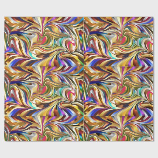 Psychedelische stijlvolle achtergrond van behang cadeaupapier (Vlak)