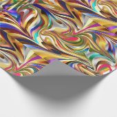 Psychedelische stijlvolle achtergrond van behang cadeaupapier (Hoek)