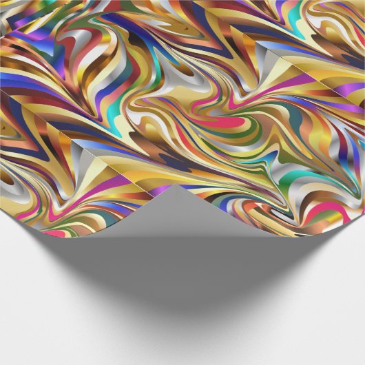 Psychedelische stijlvolle achtergrond van behang cadeaupapier (Hoek)