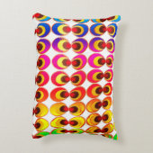 Psychedelische stof accent kussen (Achterkant (Verticaal))