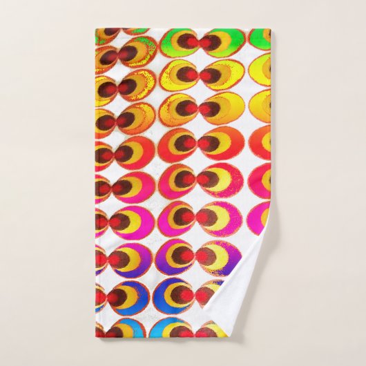 Psychedelische stof bad handdoek (Handdoek)