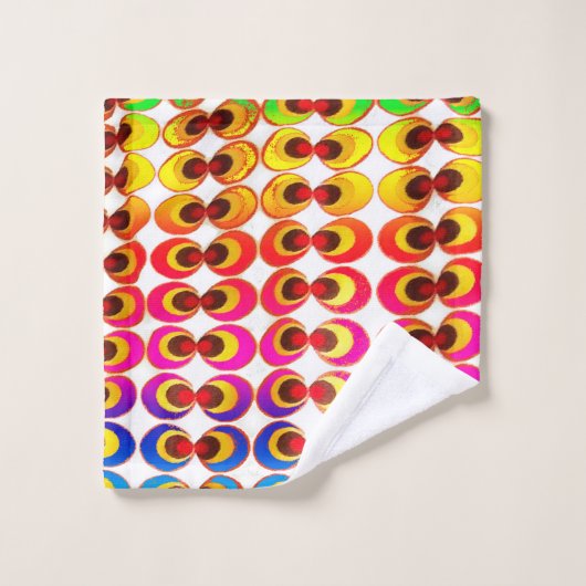 Psychedelische stof bad handdoek (Wasdoekje)